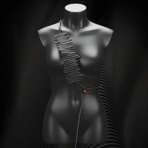 Versatile Accordian Body Adornment ▪︎ Black ▪︎ Lightweight